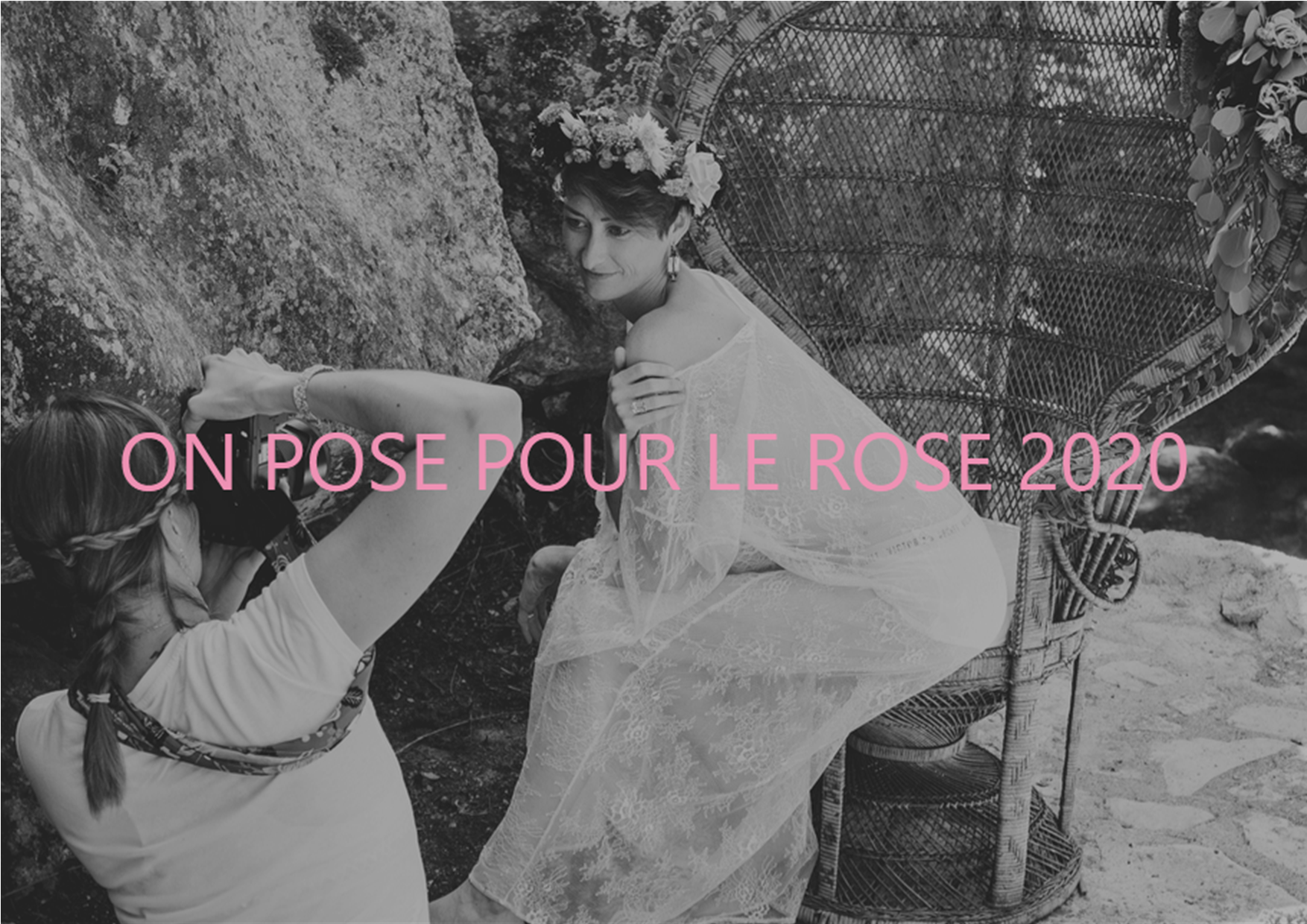 On pose pour le Rose en soutien à la lutte contre le Cancer du Sein